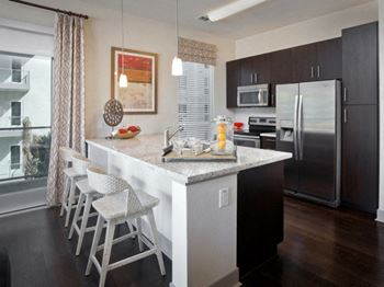 Gourmet kitchens with islands